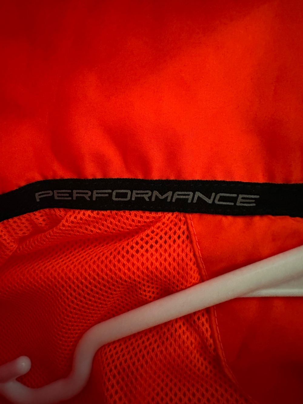 Polo Sport nylon windbreaker vibrant "rescue orange" color XL - Picture 5 of 5